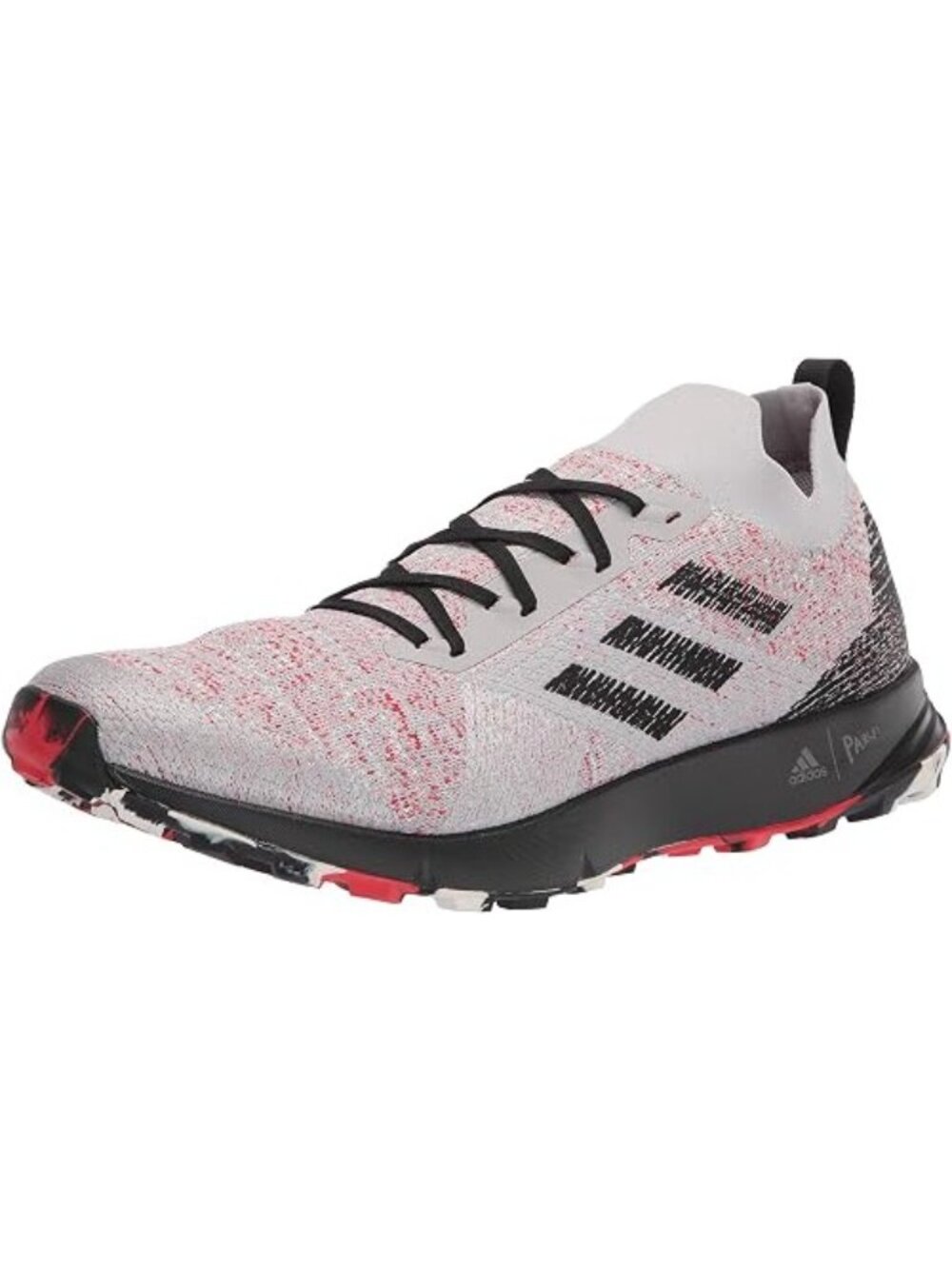 Adidas Terrex Two Parley Trail Running Shoes Mens Size 11.5 Grey Red FU7659 - Picture 5 of 10